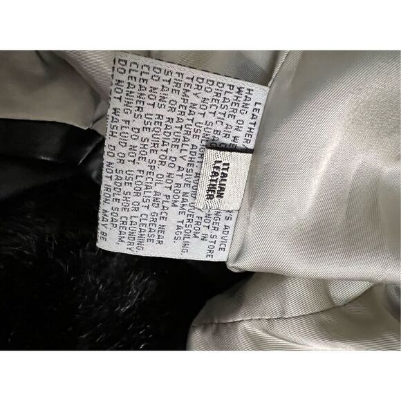 SARAY soft buttery Leather Jacket S modest demure professional - Picture 4 of 4